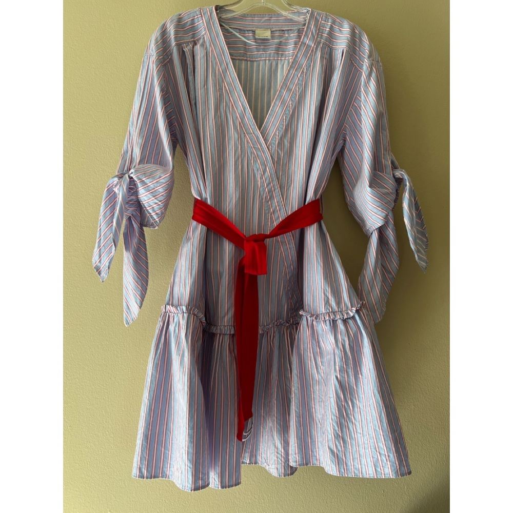 Pinko dress , striped dress